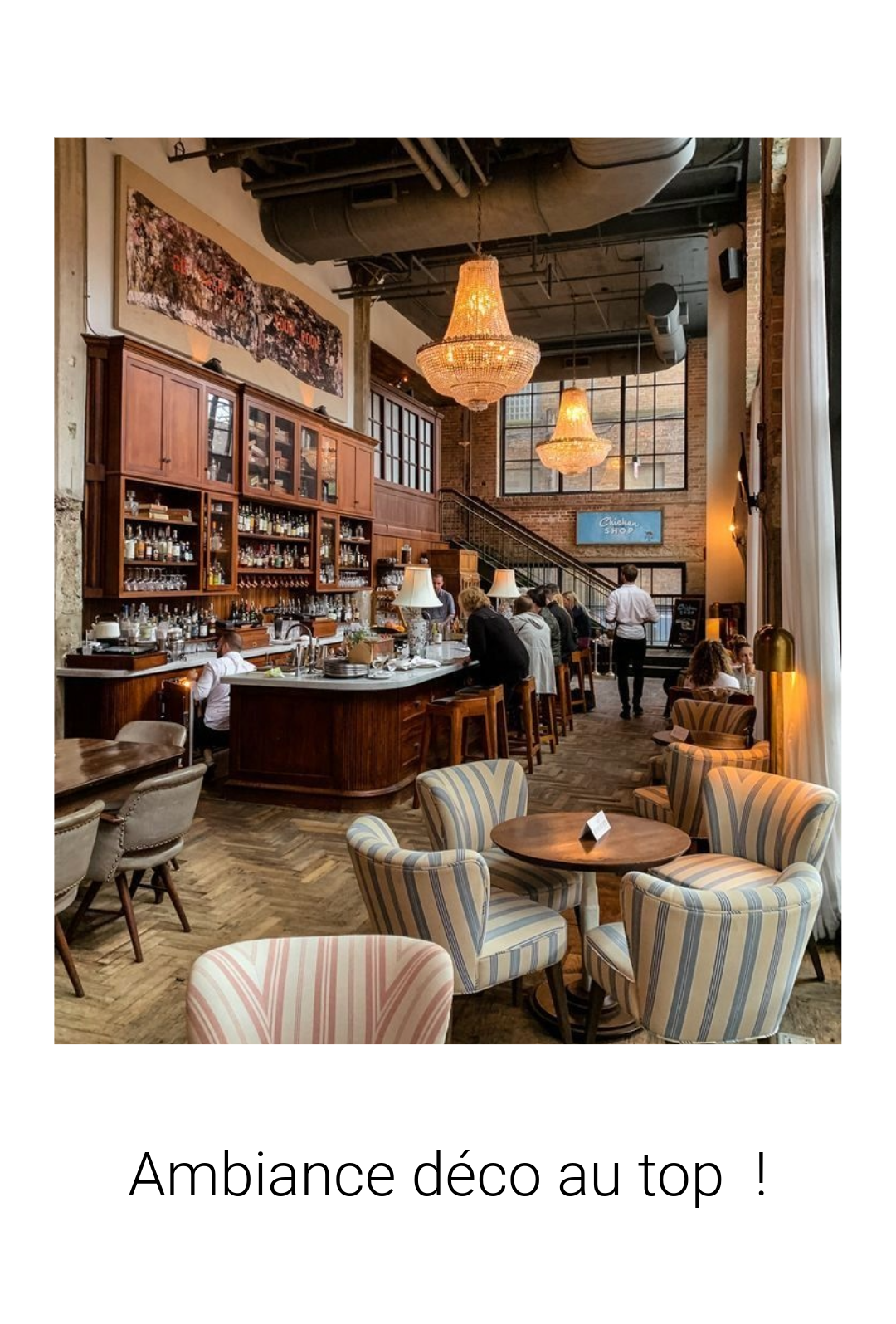 a restaurant with a bar and a bar with a bar